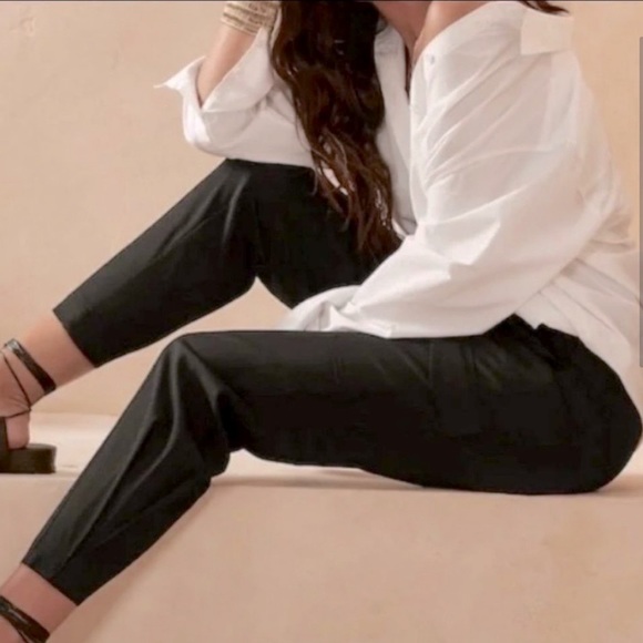 Banana Republic Pants - NWT BANANA REPUBLIC HIGH WAISTED TAPERED CARGO - PLEATED CUFF - LUXURIOUS FABRIC